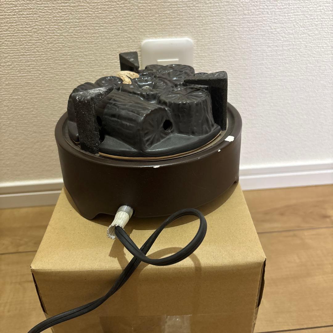 炉壇用電気炭 ヤマキ電熱器 通電確認済み
