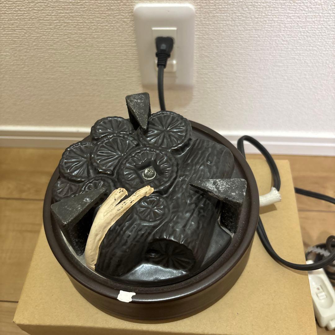 炉壇用電気炭 ヤマキ電熱器 通電確認済み