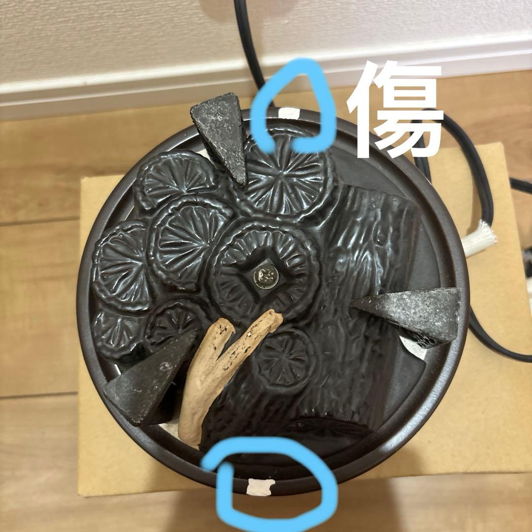 炉壇用電気炭 ヤマキ電熱器 通電確認済み