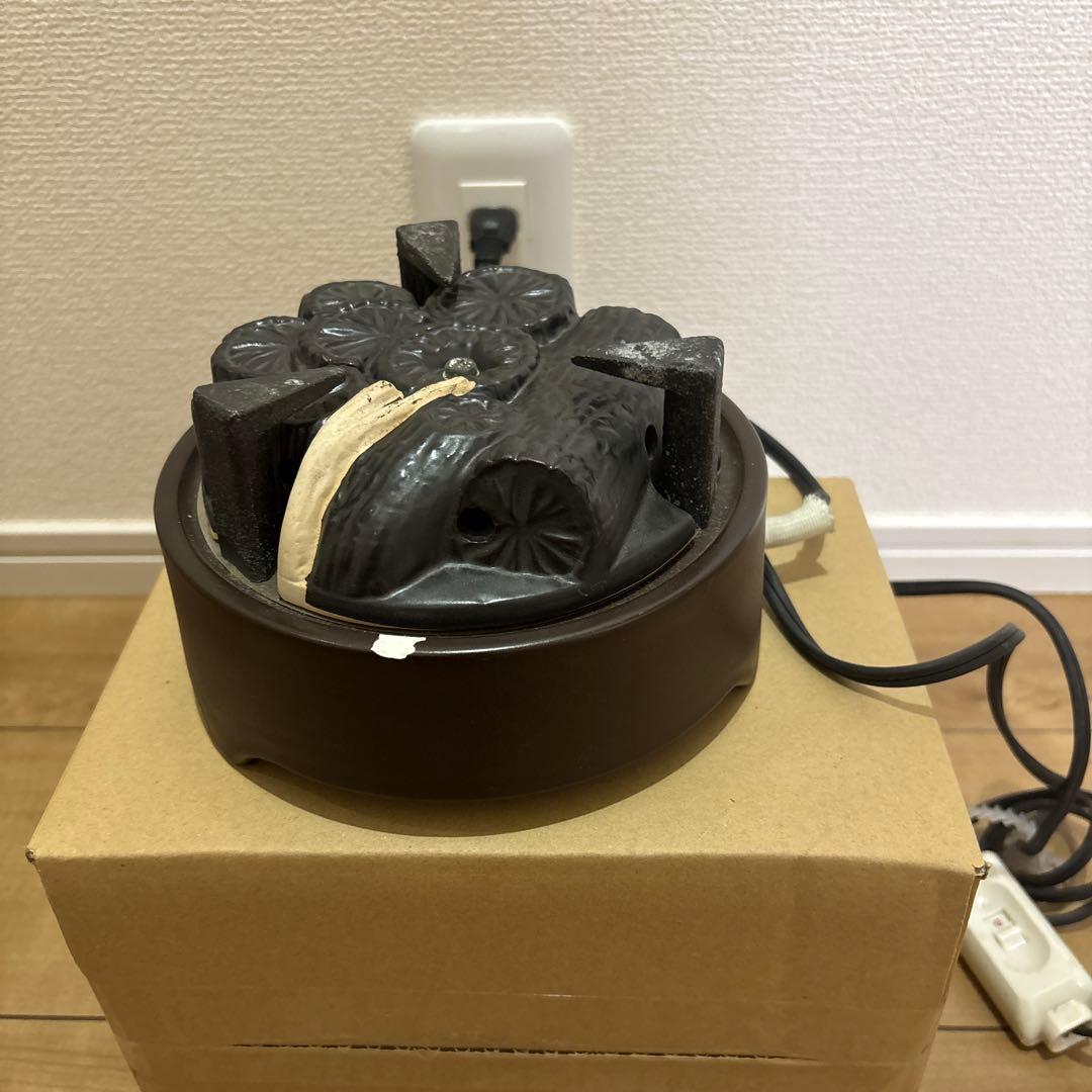炉壇用電気炭 ヤマキ電熱器 通電確認済み