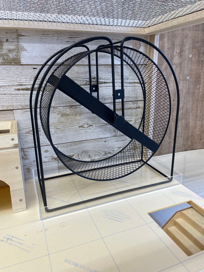 ＦandＫ爬虫類木製ケージ　ハリネズミ2階建仕様　800×450×670