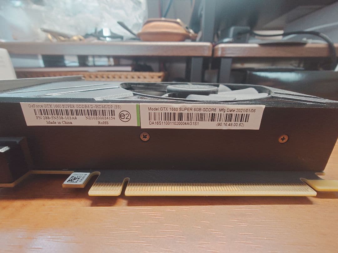 GTX 1660 SUPER 6GB GDDR6 グラフィックボード
