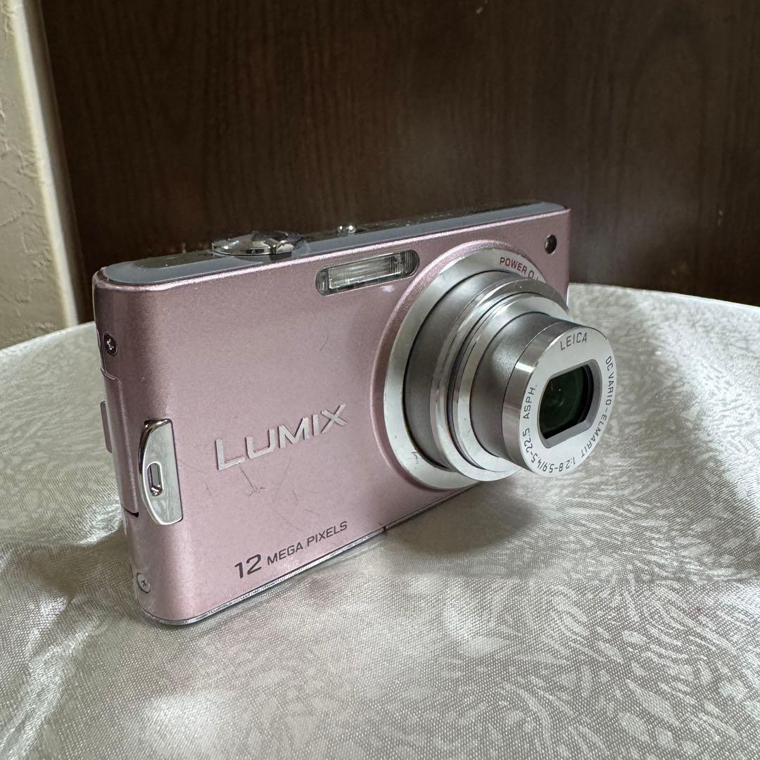 【 動作品】Panasonic LUMIX DMC-FX60 ピンク デジカメ