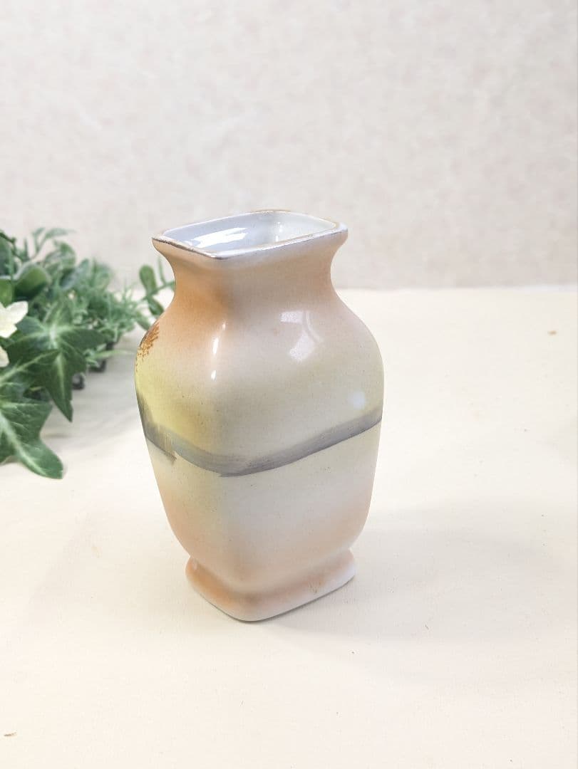 里帰りアンティーク オールドノリタケ 花瓶 ハンドペイント