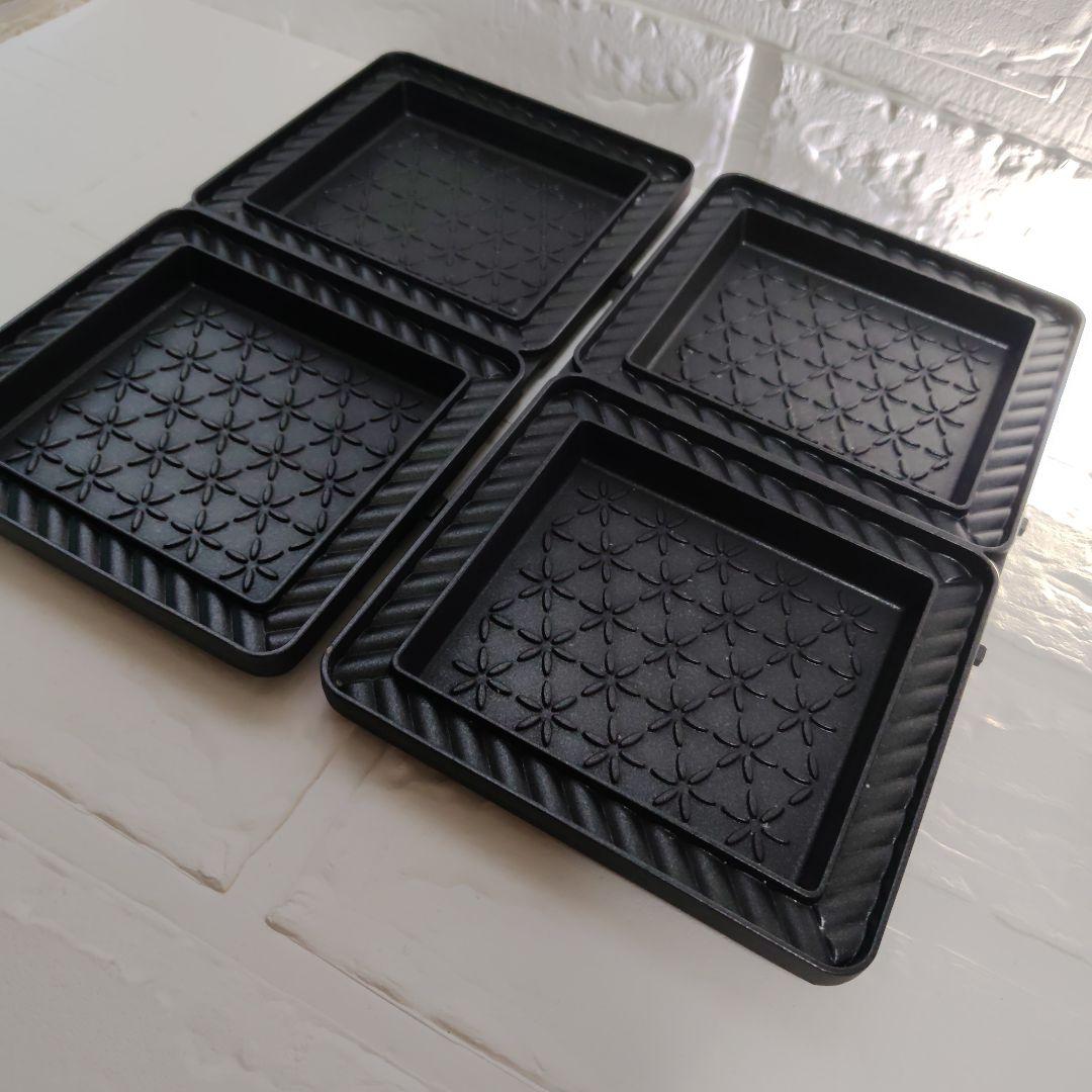 【未使用級】BRUNO グリルサンドメーカー ダブル レッド ホットサンド　赤色