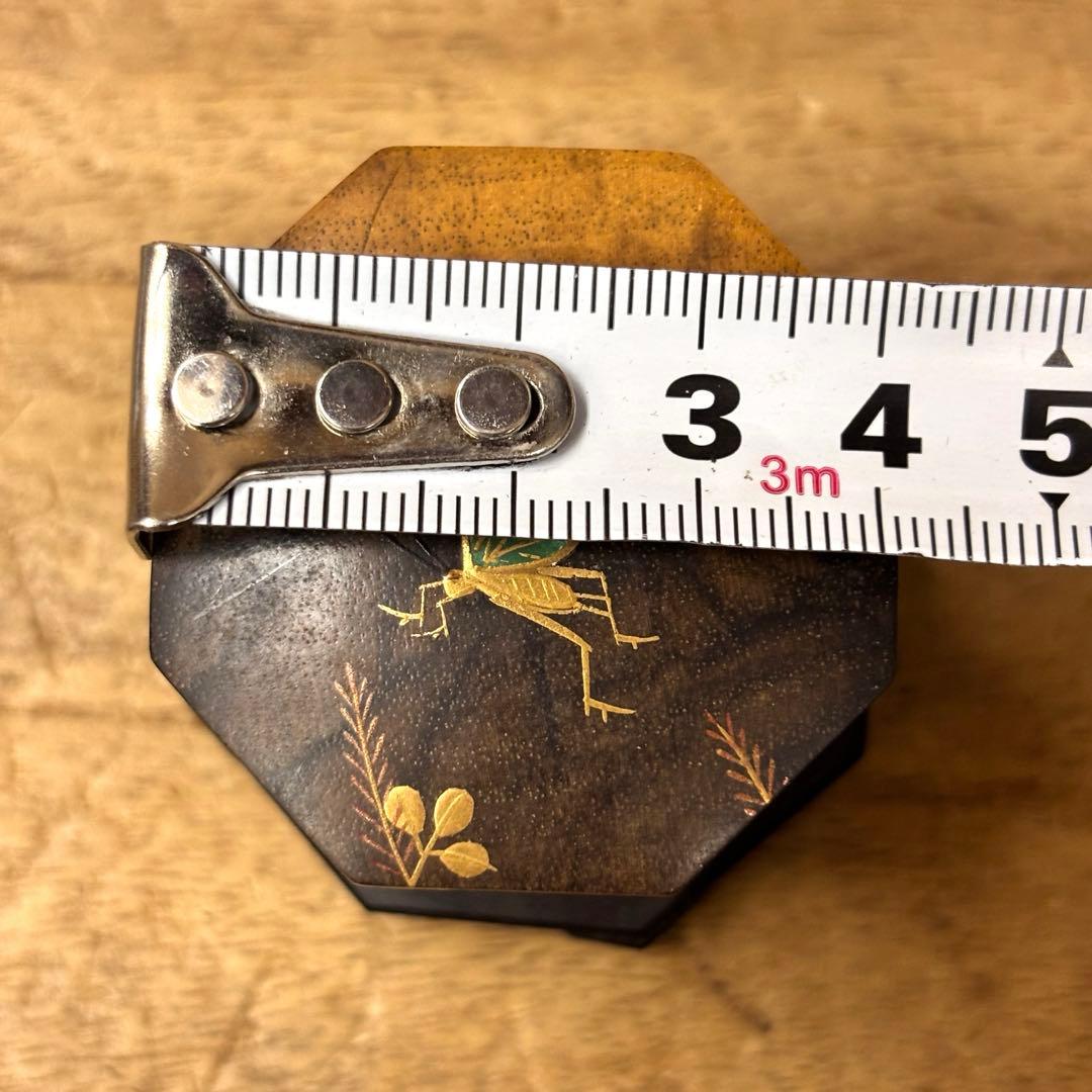 茶道 香合 八角虫籠香合 宗林 萩の虫 共箱