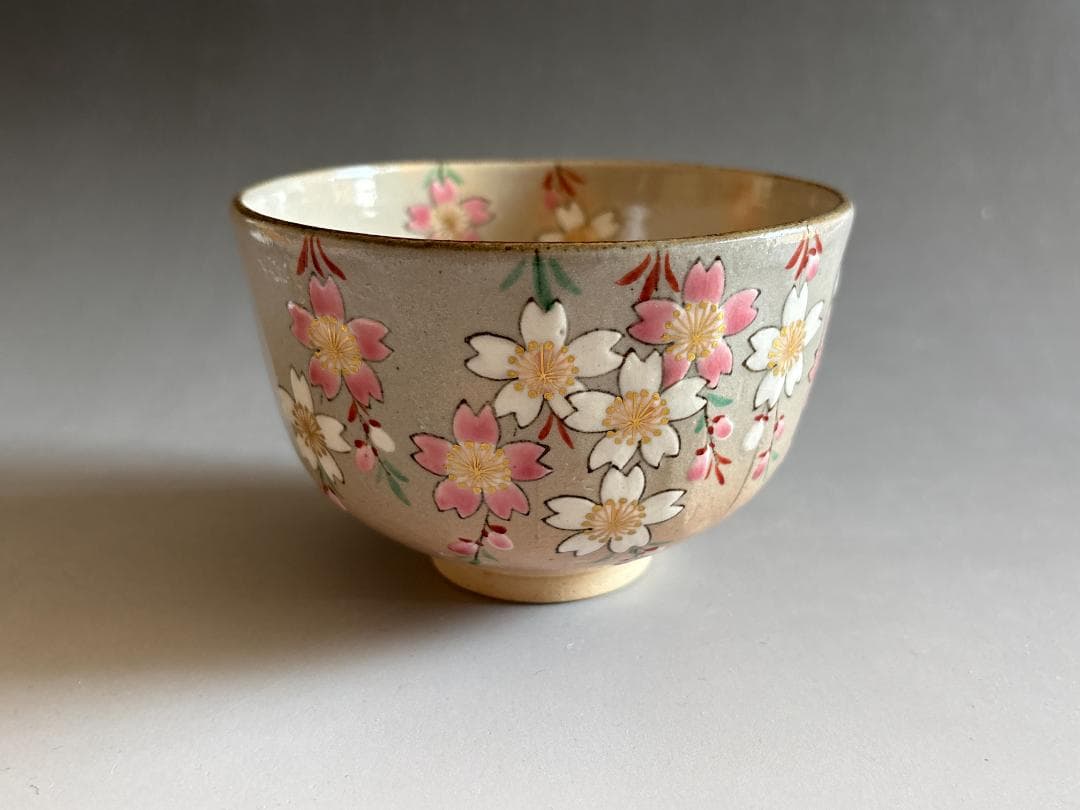 南口閑粋　乾山枝垂桜　茶碗　茶道具
