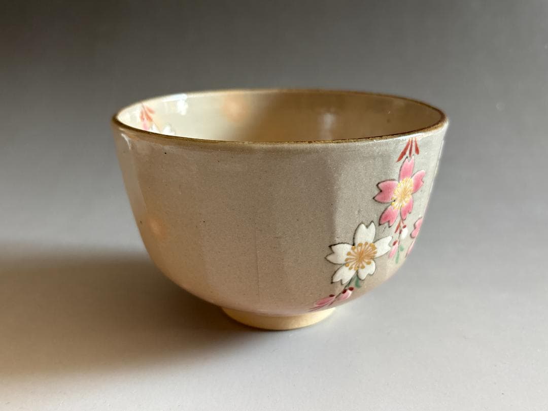 南口閑粋　乾山枝垂桜　茶碗　茶道具