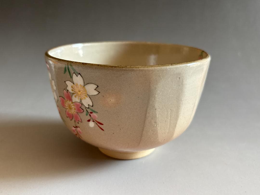 南口閑粋　乾山枝垂桜　茶碗　茶道具