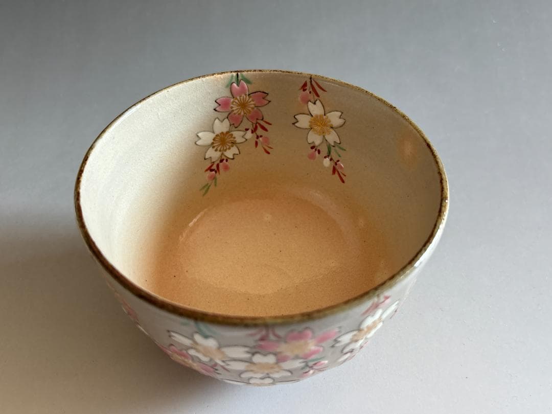 南口閑粋　乾山枝垂桜　茶碗　茶道具