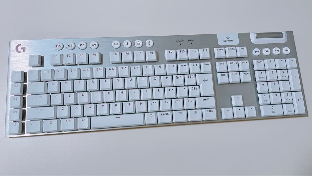 Logicool G915 X LIGHTSPEED タクタイル ホワイト