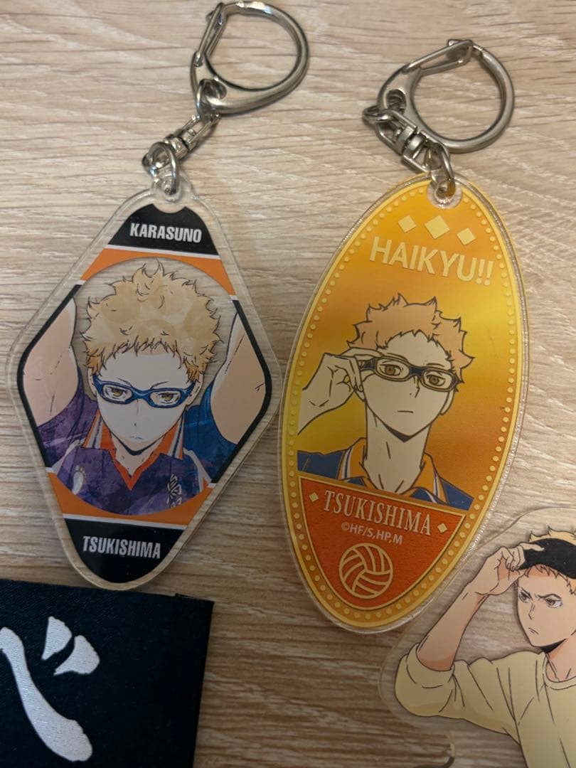 ハイキュー 月島蛍 アクリルスタンド キーホルダー セット