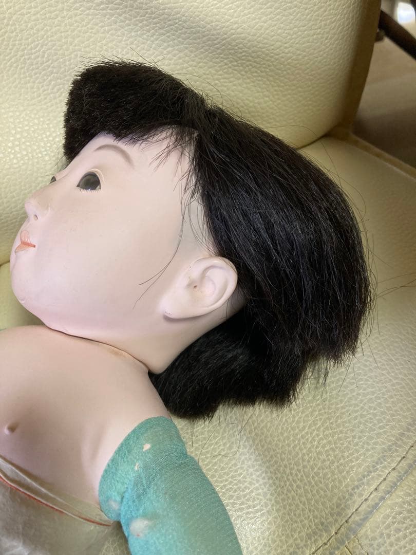 市松人形12号エプロンの子