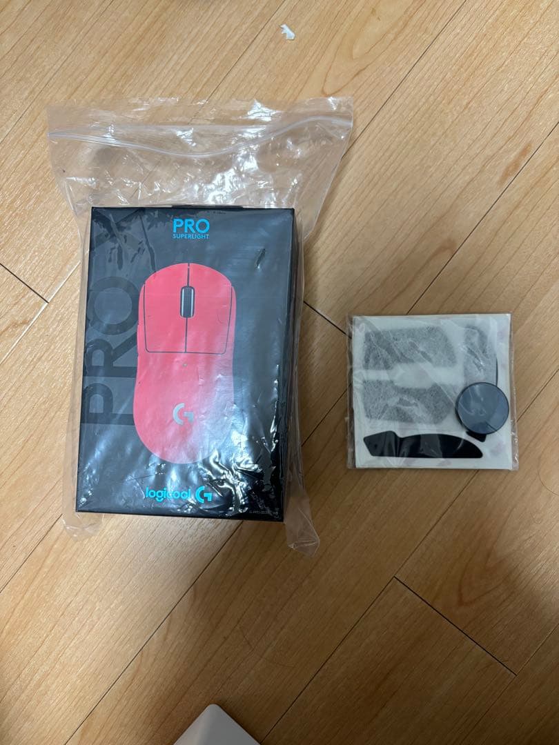 logicool PRO X SUPERLIGHT レッド 本体