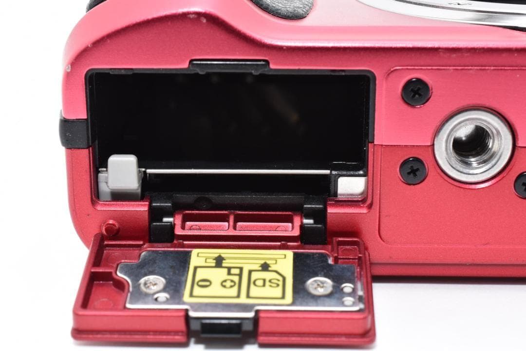 極美品　OLYMPUS PEN Lite E-PL2 ボディ レッド ＃A455