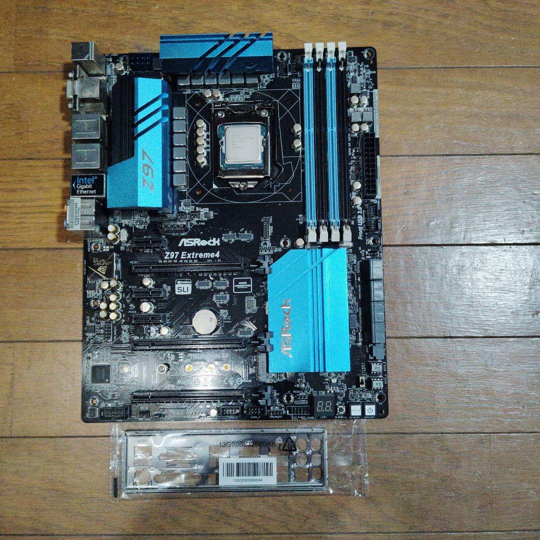 マザーボードASRock Z97 Extreme4 + CPU i7-4790k