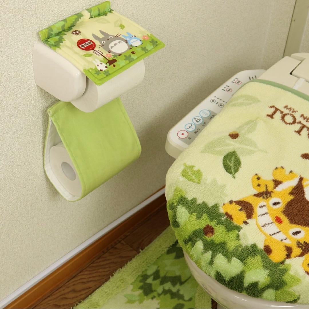 トイレマット トトロ 新品 4点 セット グリーン 洗浄 となりのトトロ