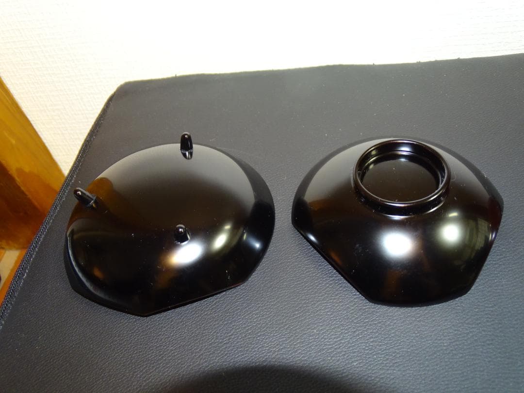 未使用品　輪島塗　大向高州堂　小皿　4個　　漆器