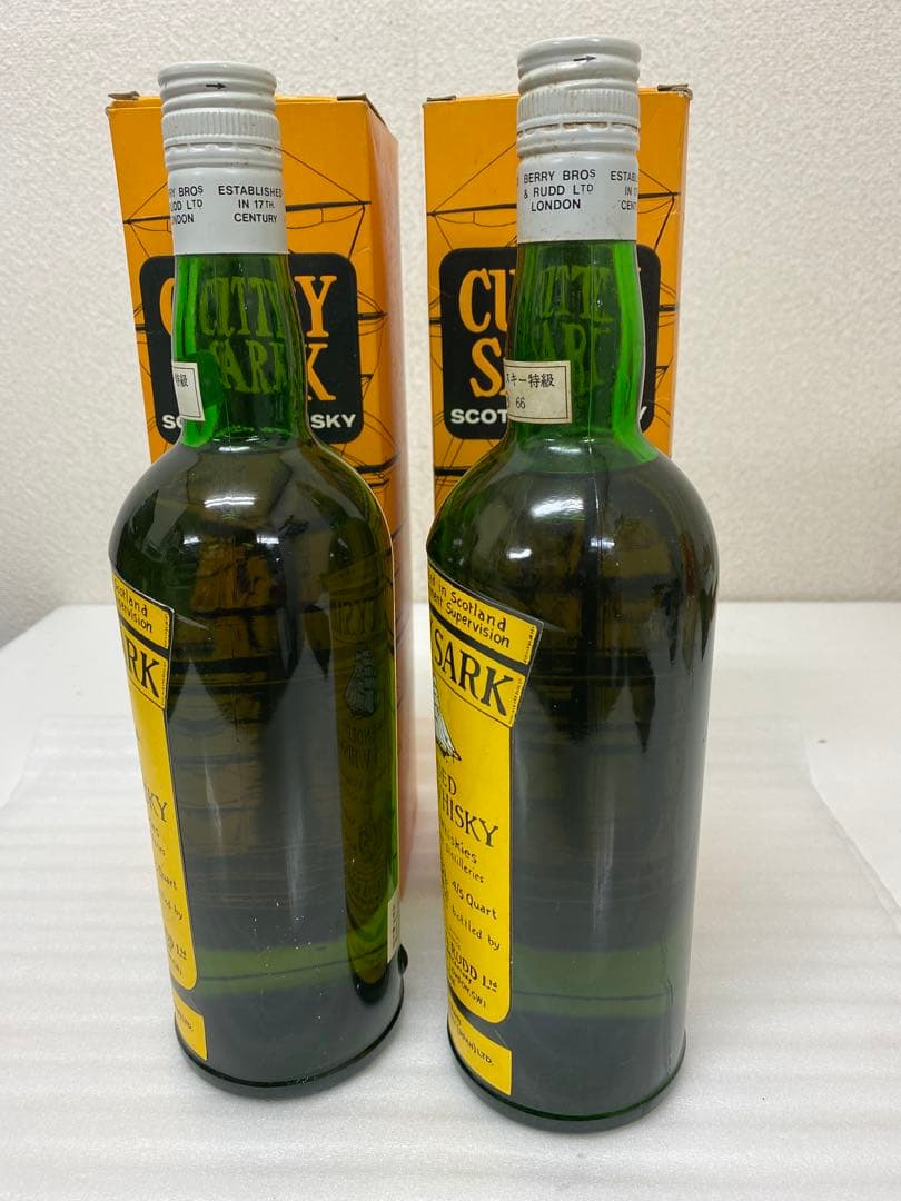 3-3338 CUTTY SARK スコッチウイスキー 86 特級 2本セット