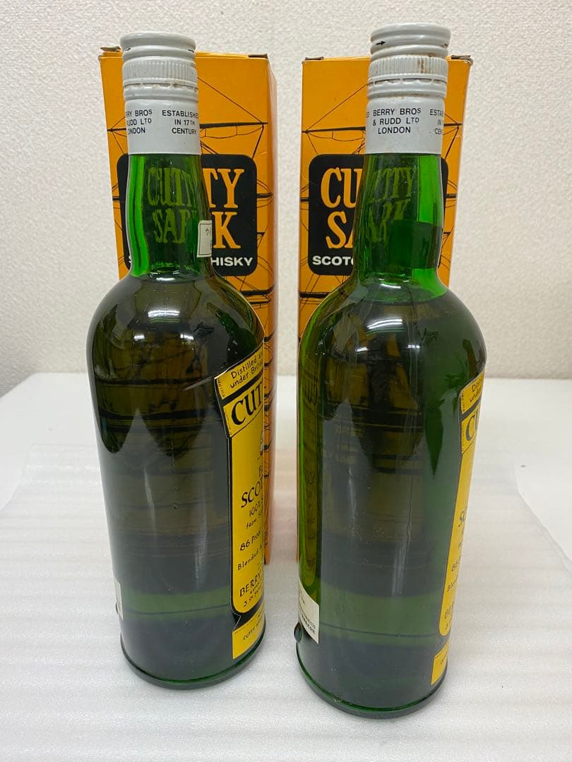 3-3338 CUTTY SARK スコッチウイスキー 86 特級 2本セット