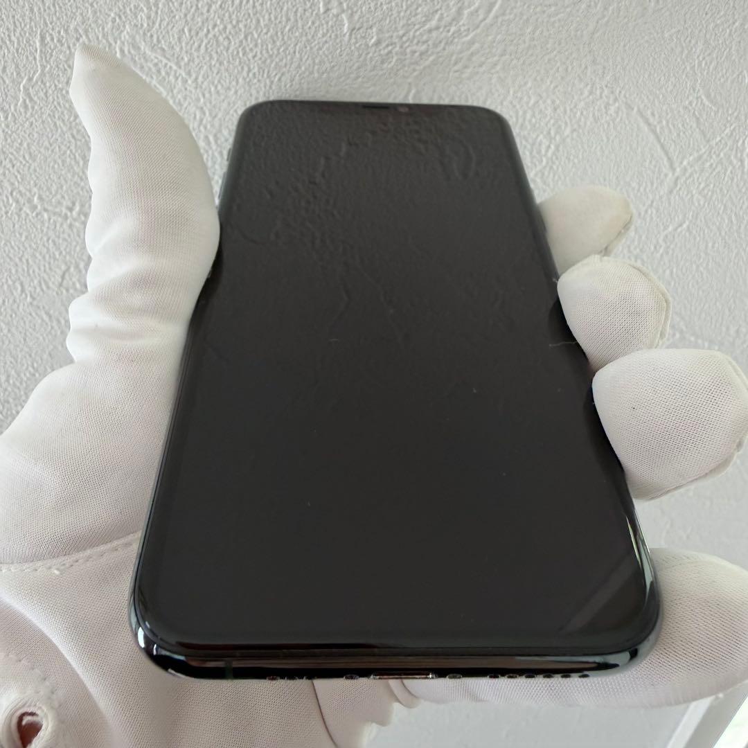 iPhone11PRO 256GB ミッドナイトグリーン SIMロック解除 美品