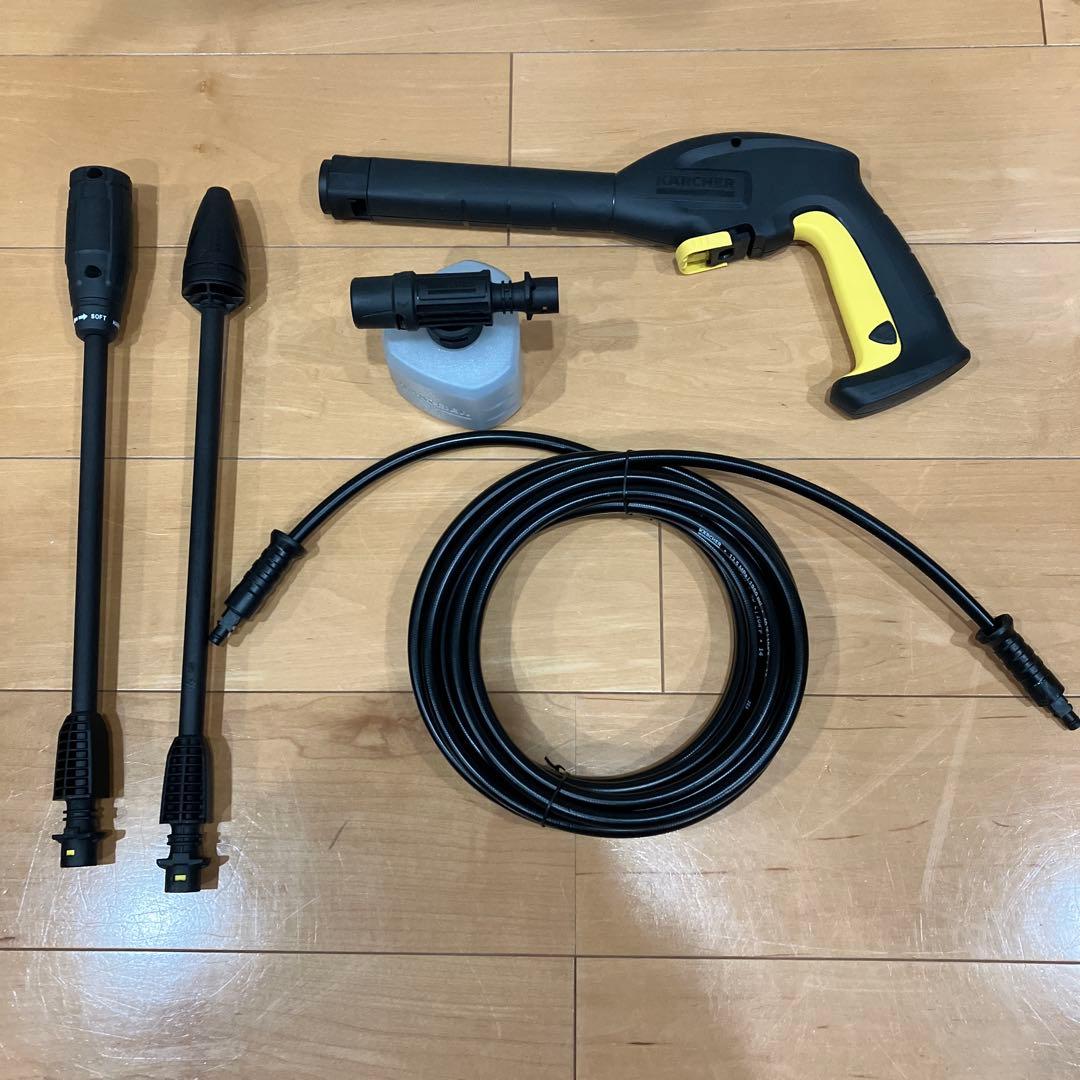 ケルヒャーK2サイレント　高圧ホース　トリガーガン　フォームノズル　新品未使用