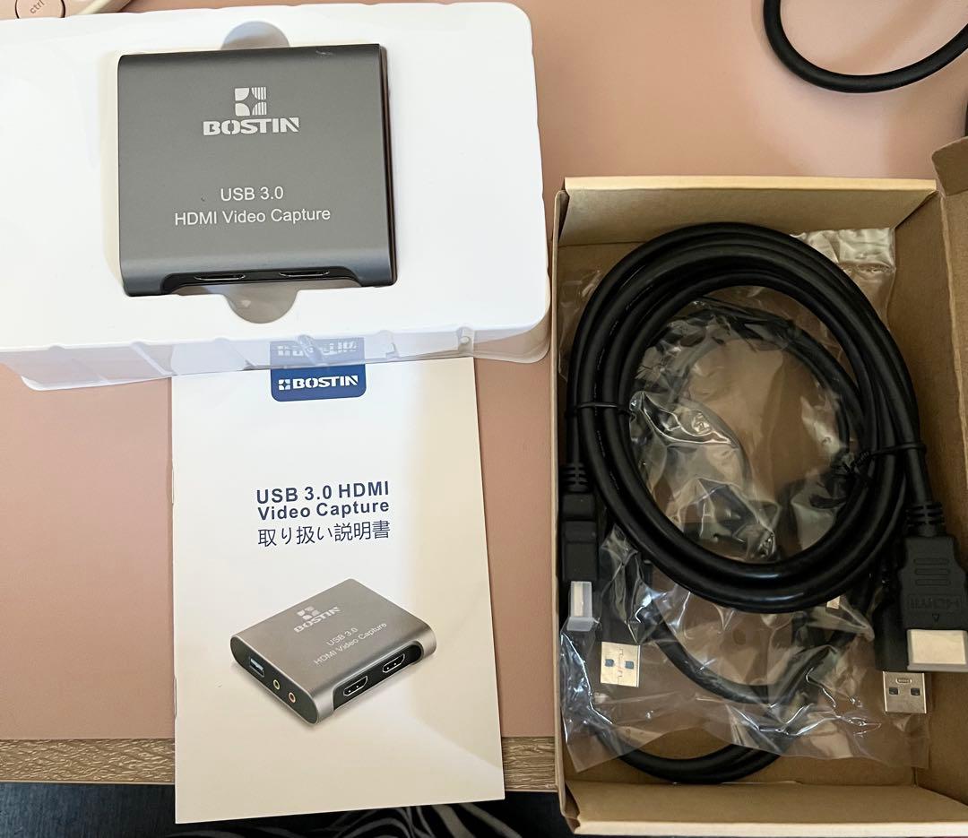ビデオキャプチャー・キャプチャーボード BOSTIN USB 3.0 HDMI Video Capture