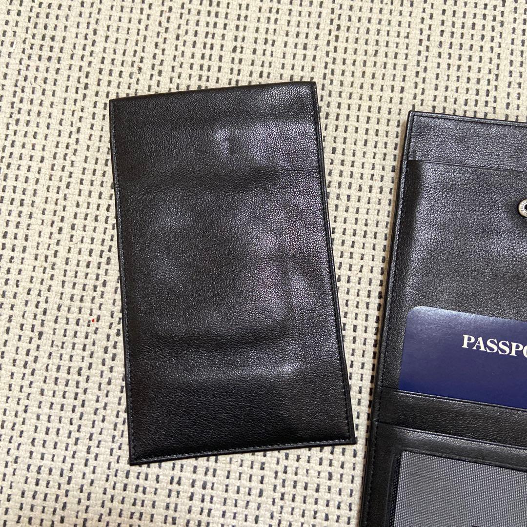新品　TUMI オーガナイザー 黒 本革 レザー トラベルケース　カード入れ