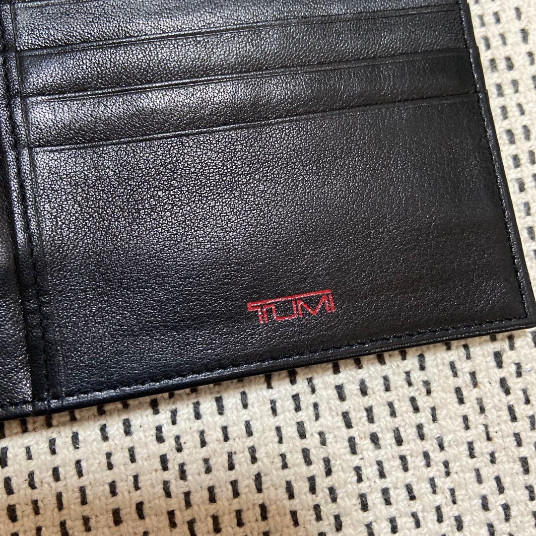新品　TUMI オーガナイザー 黒 本革 レザー トラベルケース　カード入れ