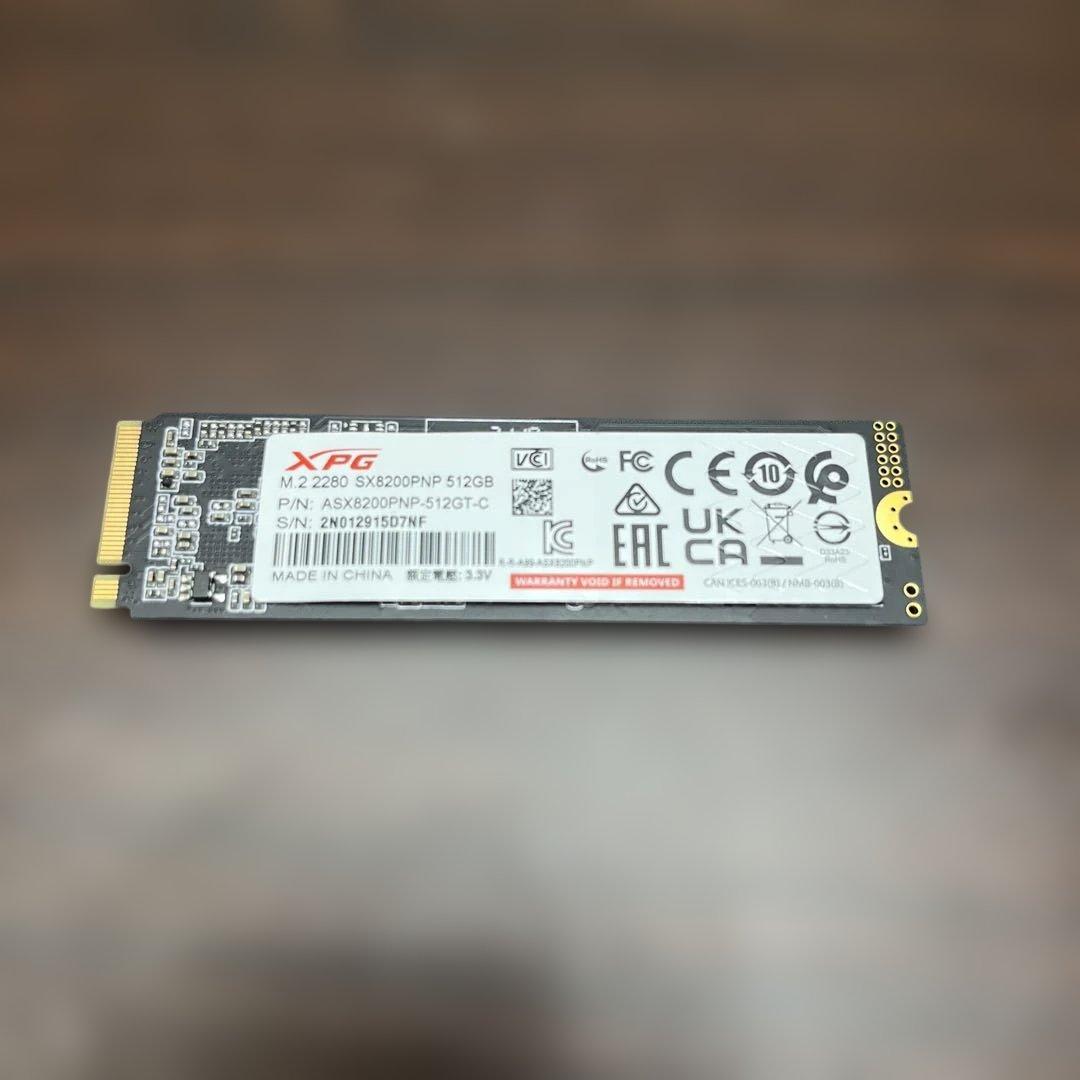 XPG　SX8200　512GB　PCメモリ