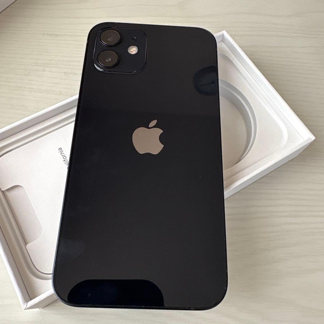 iPhone12 128GB ブラック SIMフリー バッテリー78% 動作良好