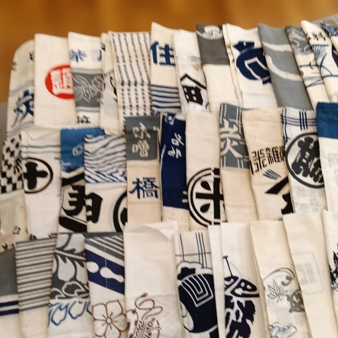 超大量 ！昭和レトロ　ほぼ未使用品酒、踊り、花等手ぬぐい380枚 ふきんおまけ