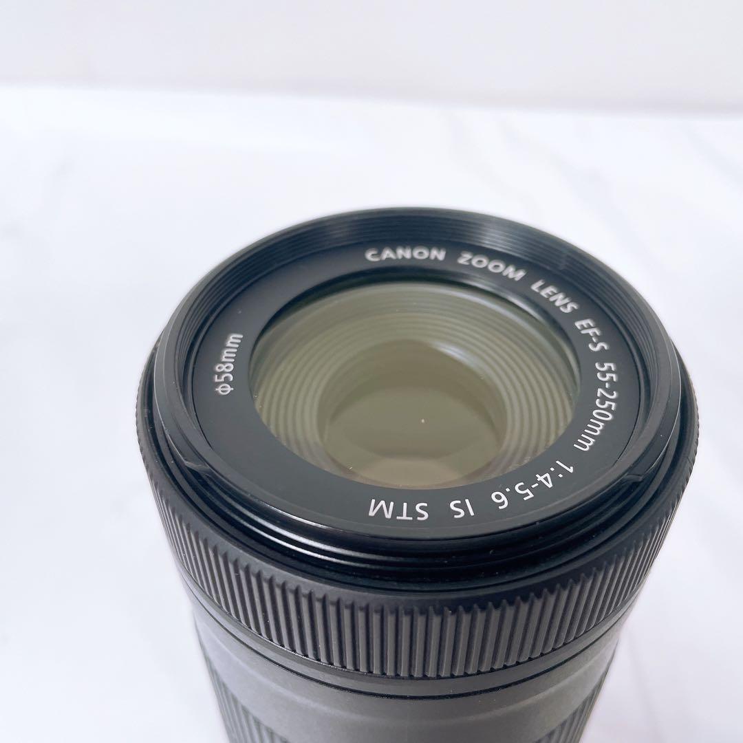 【美品】 Canon EF-S 55-250mm IS STM 望遠レンズ