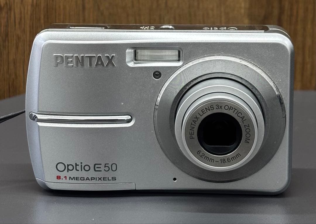 PENTAX Optio E50 8.1メガピクセル シルバー