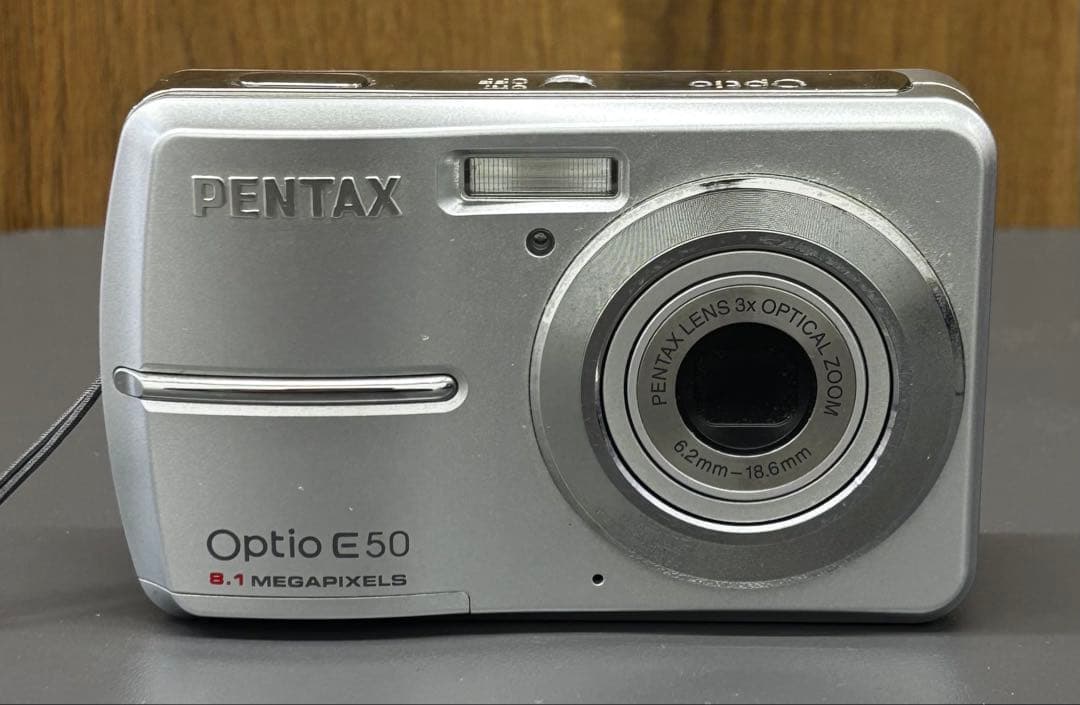 PENTAX Optio E50 8.1メガピクセル シルバー