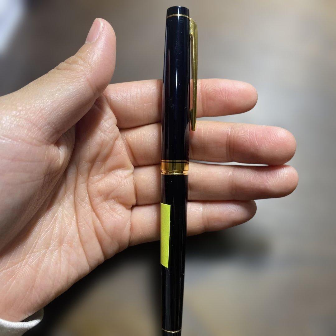 Elite 黒 万年筆　pilot パイロット　14K-585