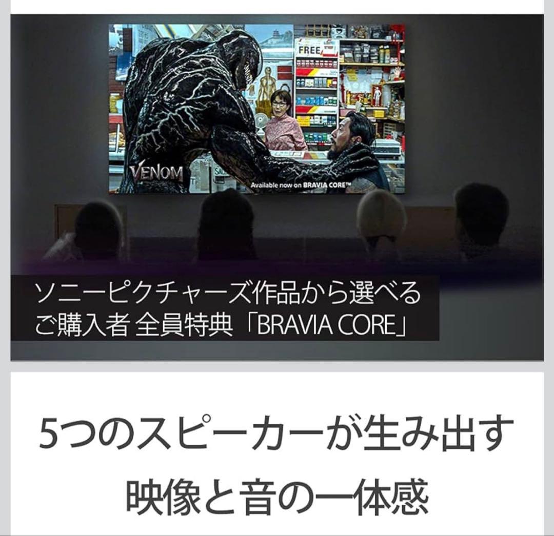 【美品フルセット】SONY BRAVIA XRJ-85X95J 2022年壁掛け