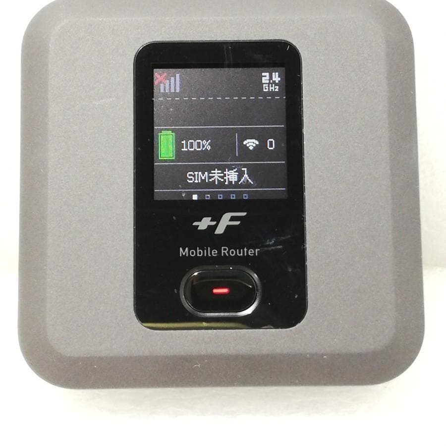 FUJISOFT フジソフト モバイルルーター +F FS040W 初期化済