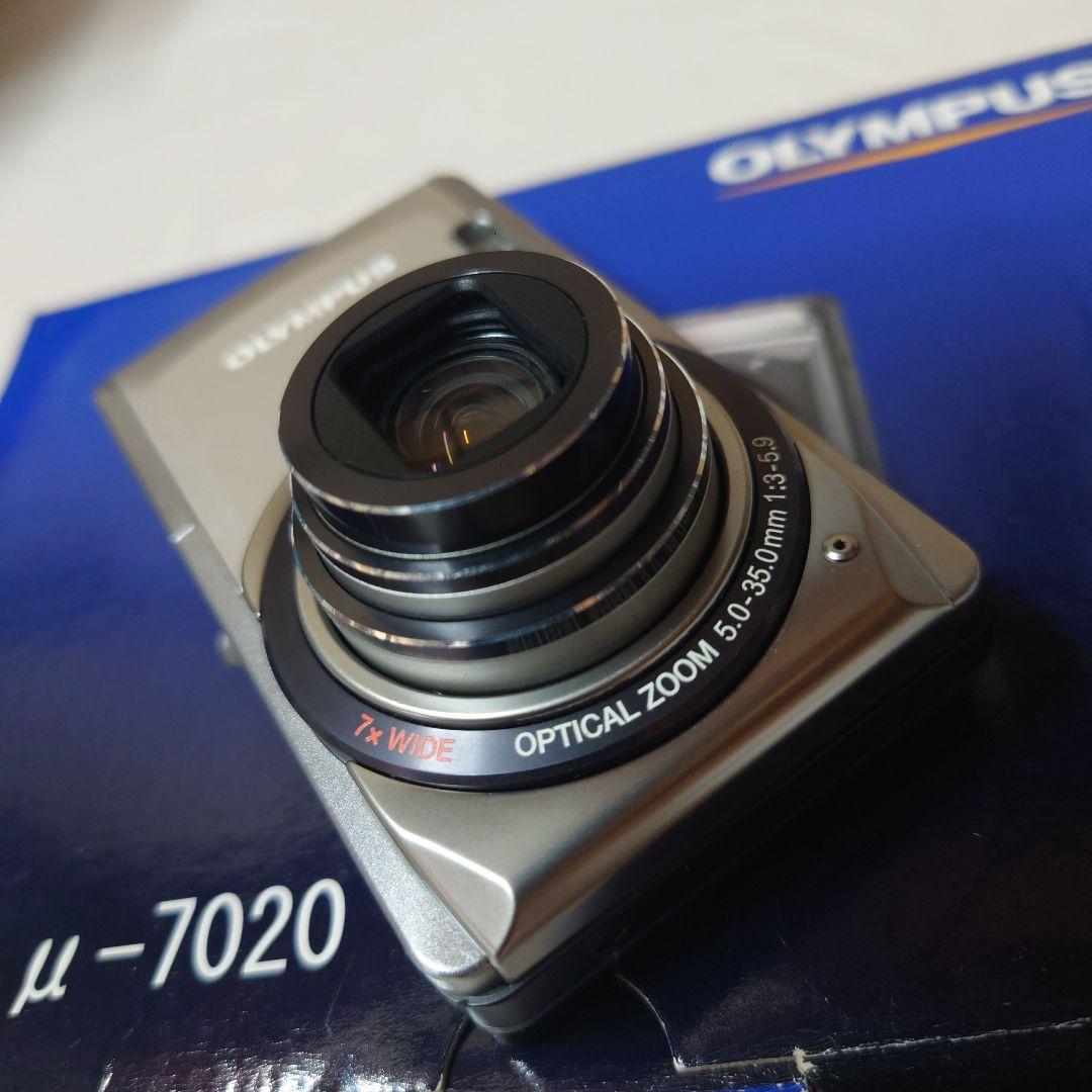 (理由あり商品)OLYMPUS μ-7020 コンパクトカメラ・1200万画素