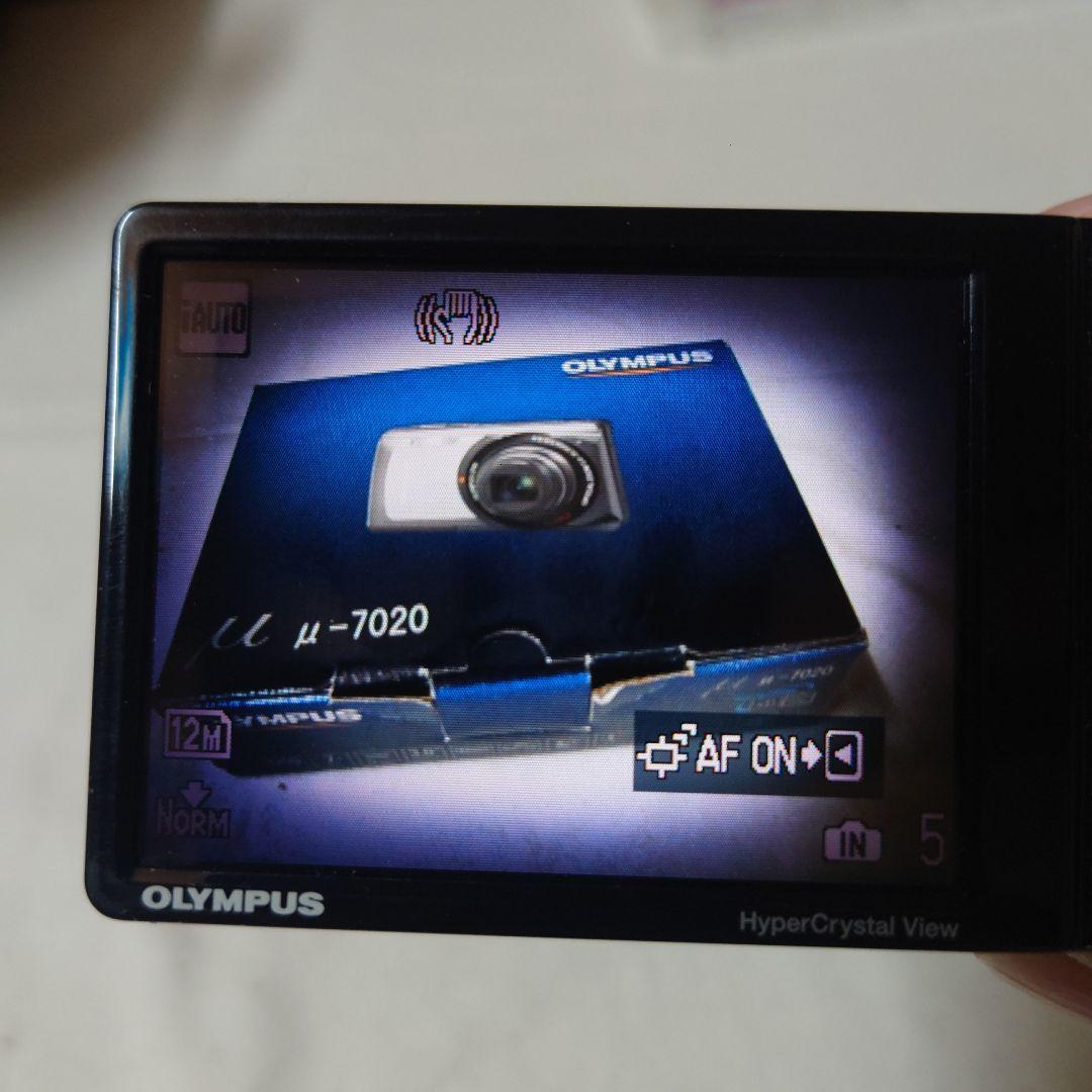 (理由あり商品)OLYMPUS μ-7020 コンパクトカメラ・1200万画素