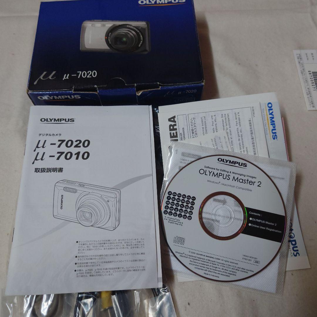 (理由あり商品)OLYMPUS μ-7020 コンパクトカメラ・1200万画素