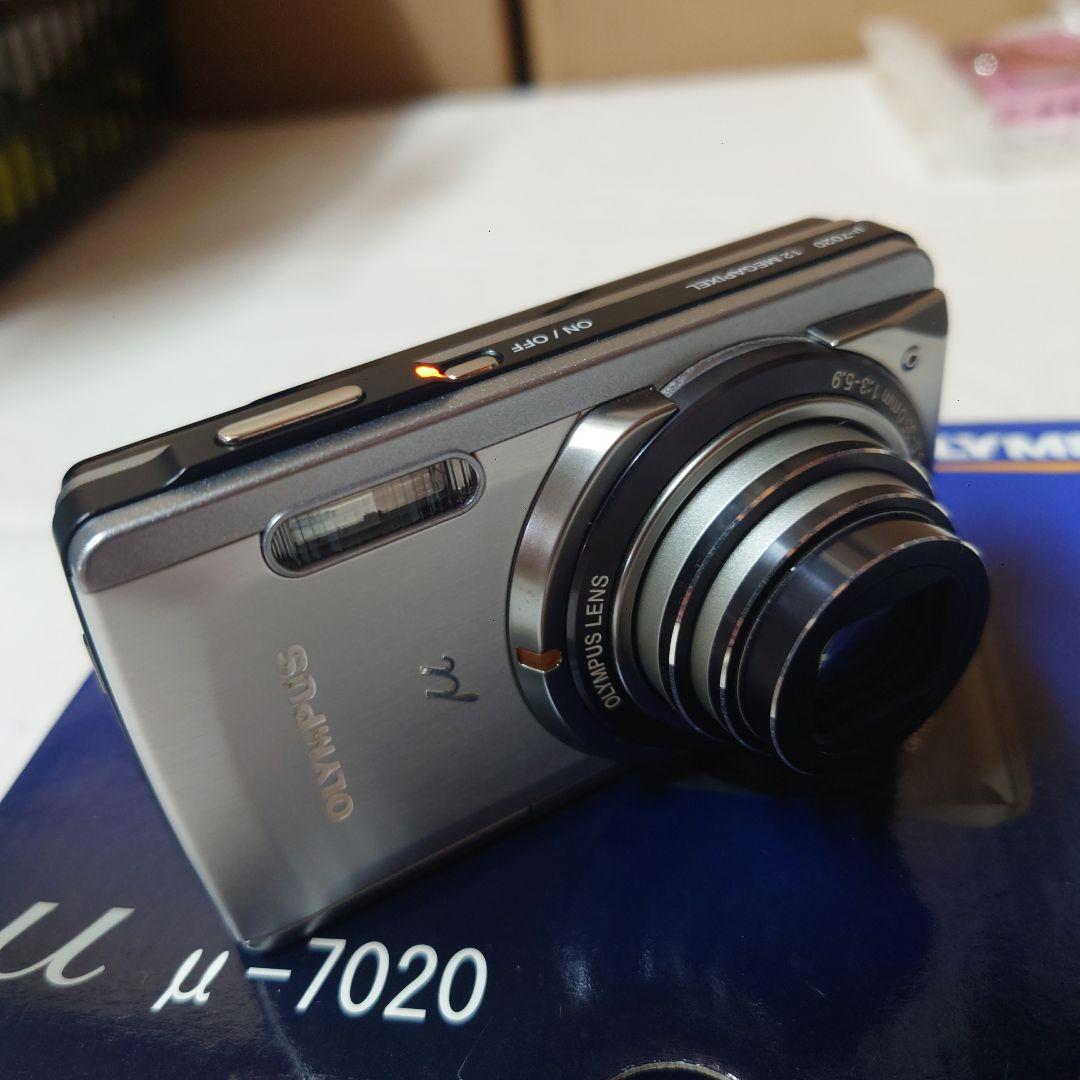 (理由あり商品)OLYMPUS μ-7020 コンパクトカメラ・1200万画素