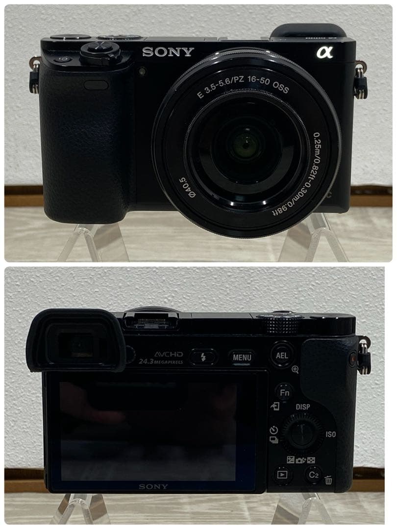 【美品】ソニーミラーレス一眼α6000 ダブルズームレンズ　ILCE-6000