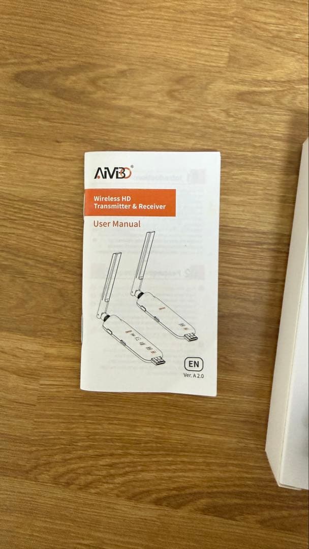 AIMIBO ワイヤレスHDMI 送信機×1、受信機×2