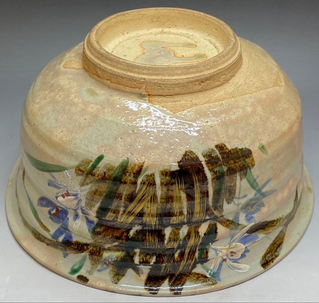 乾山蘭絵　大鉢　箱付　n5499
