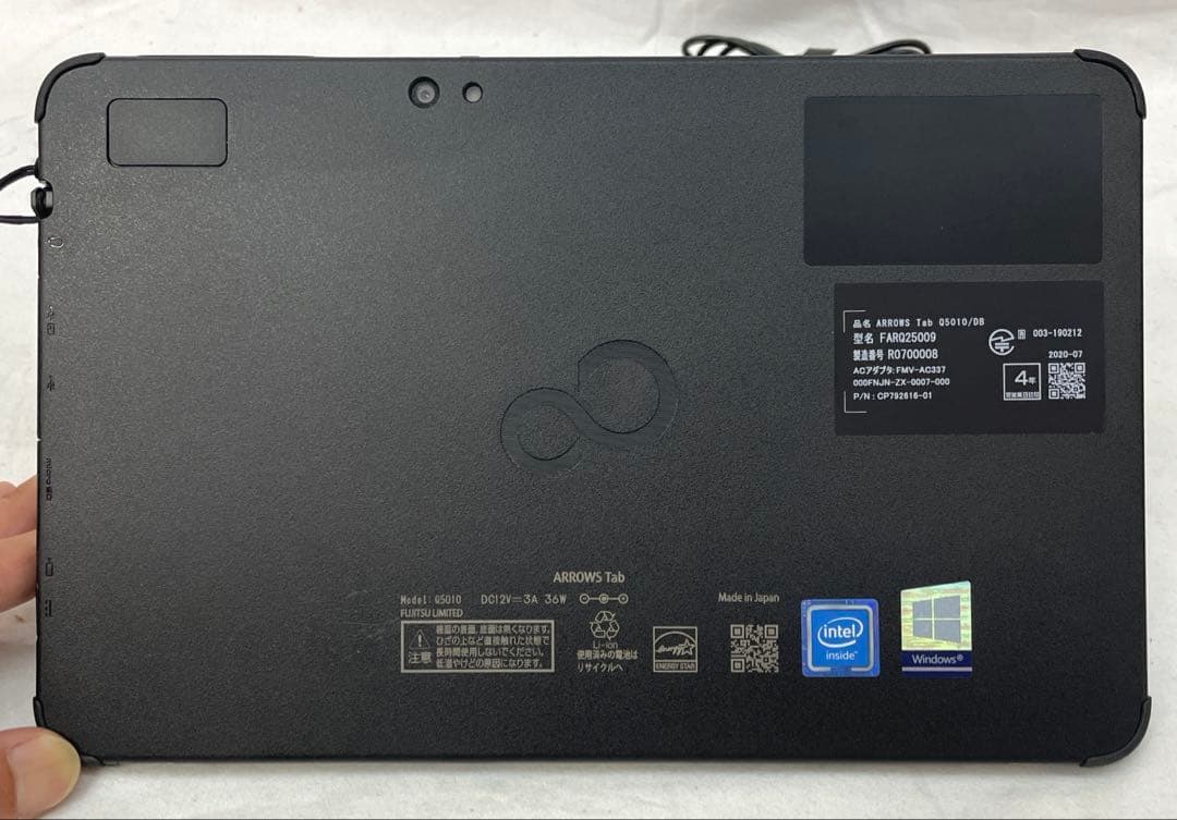 ARROWS Tab Q5010/DB SSD128 ペン付 美品　 #B