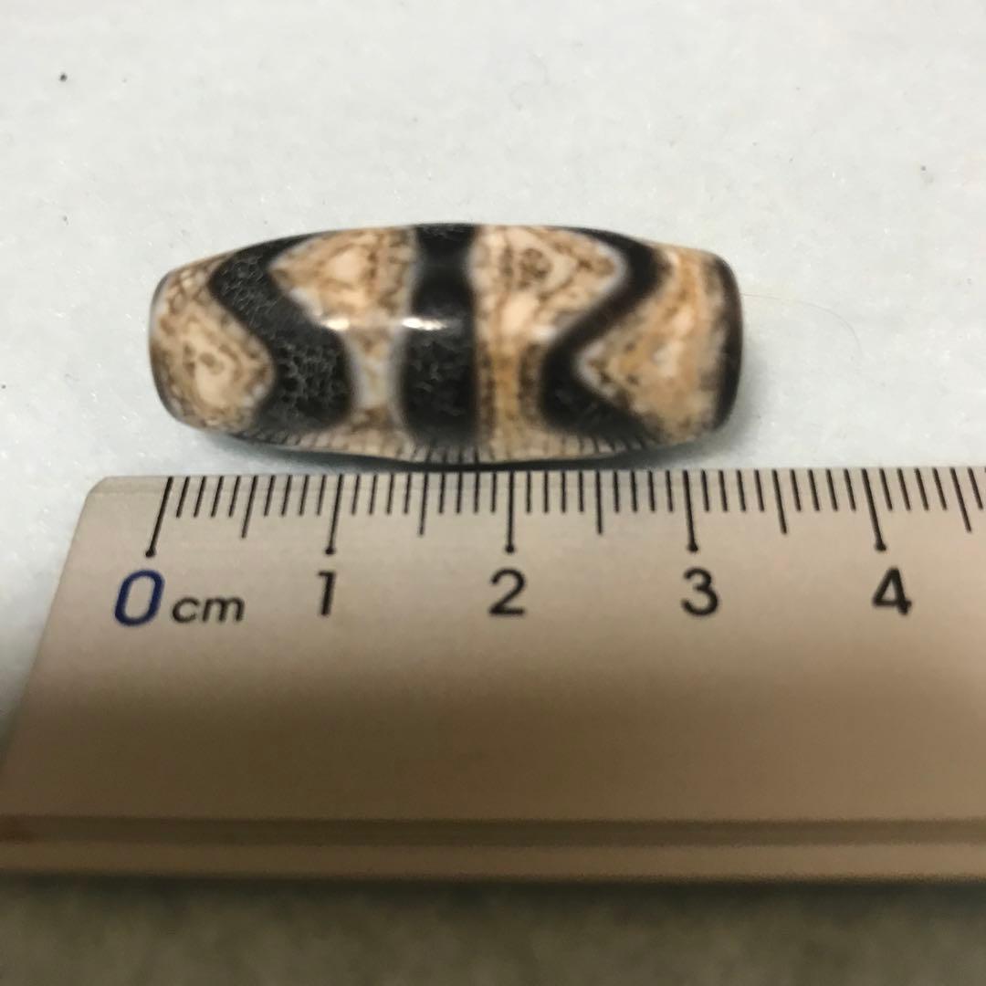 超激レア珍品‼︎ 古代老礦石　双虎牙天珠