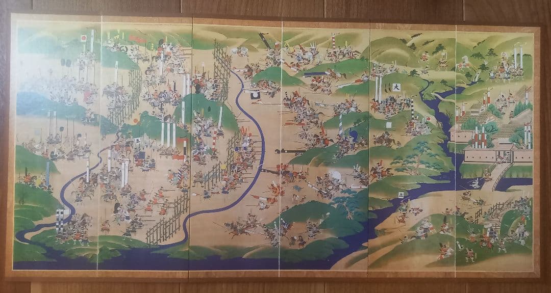 長篠合戦 長篠の戦い 屏風 (六曲一隻)