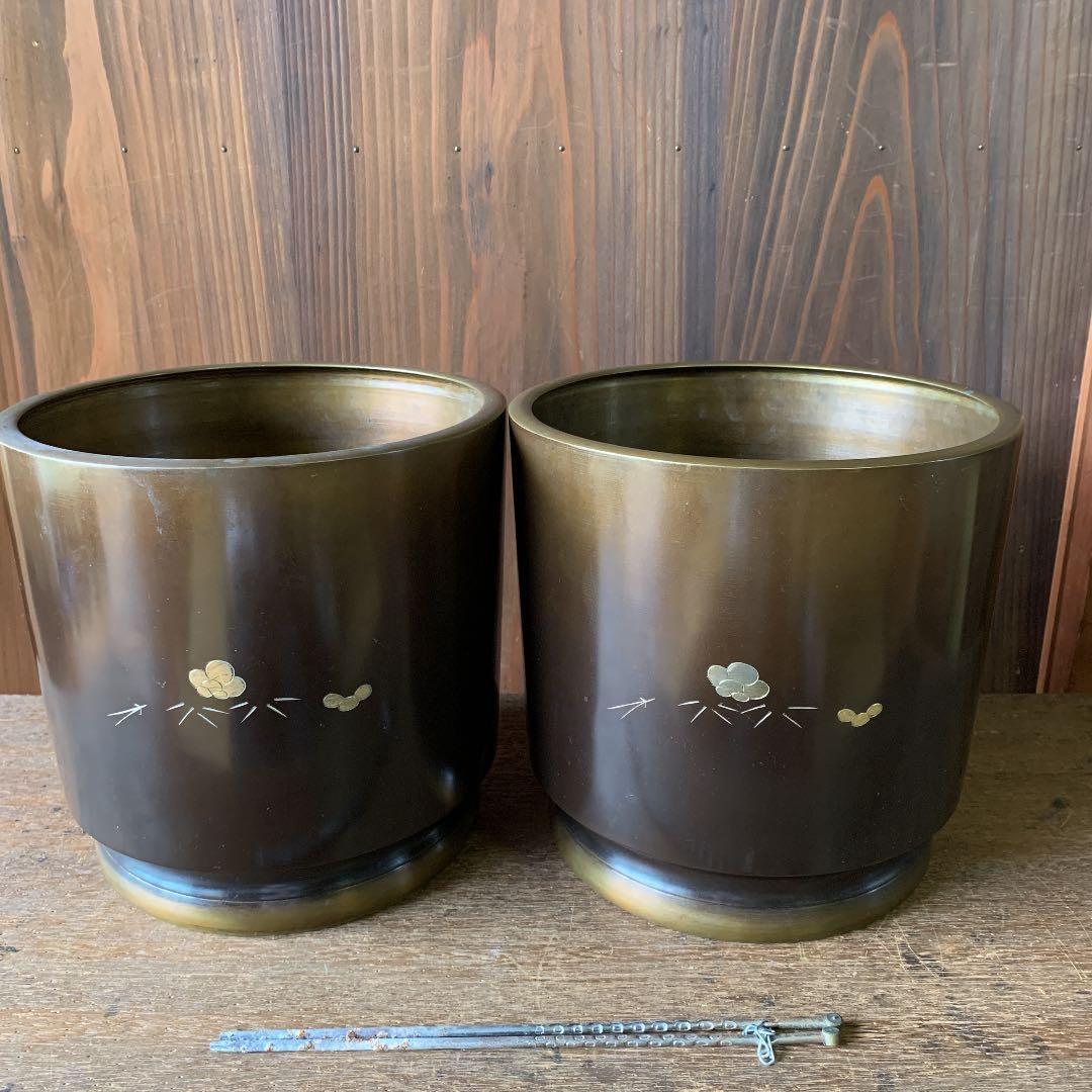火鉢　木箱入り