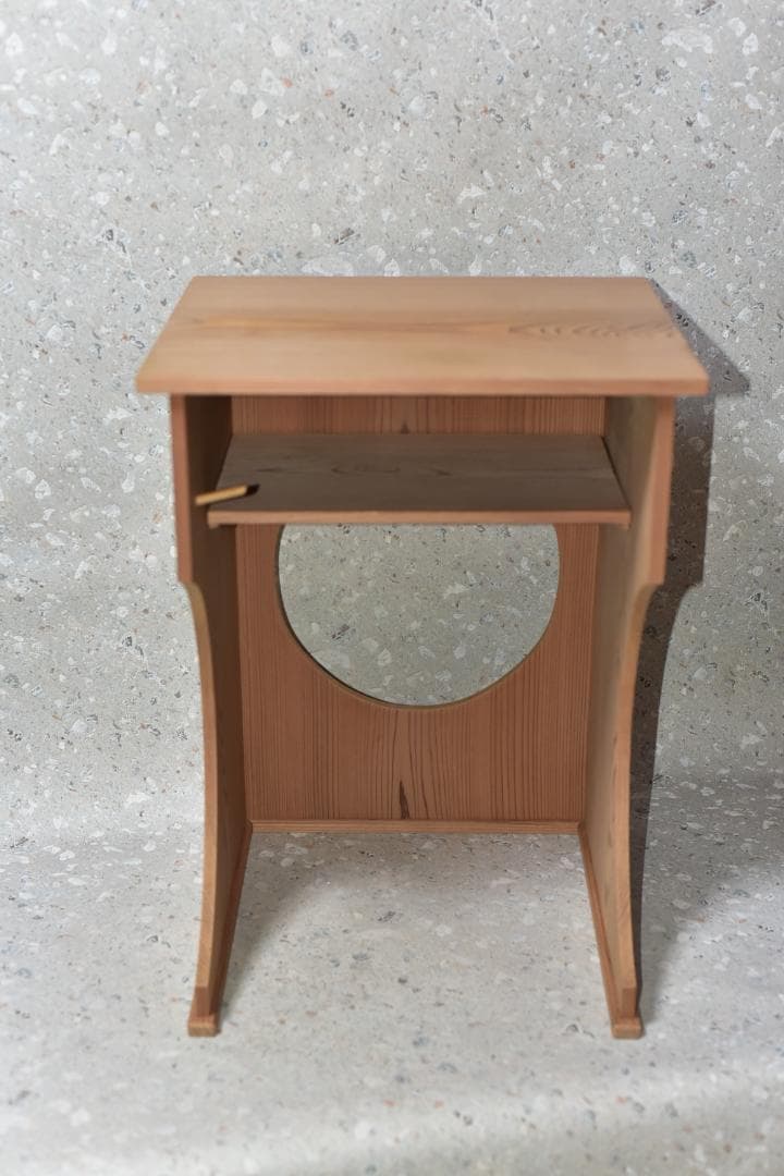 抱清棚　杉地　飾り棚　【極上品】お茶道具／共箱